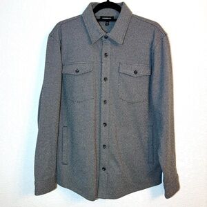 Express Men’s Herringbone Shirt Jacket